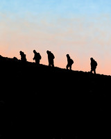 Climbing Edfell, Iceland
