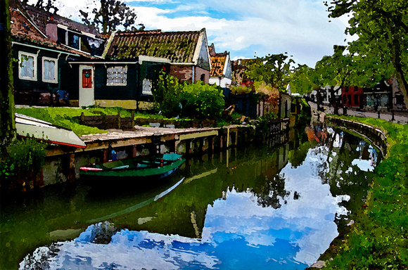 Edam; Canal & Boat