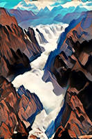 Tony Loeffler - “Waterfall River - Iceland”