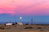 Salton Sea Moon Rise